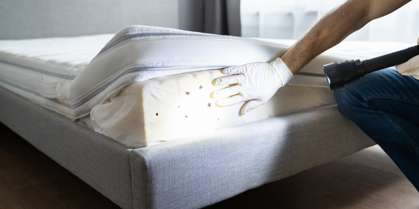 You can identify bed bugs